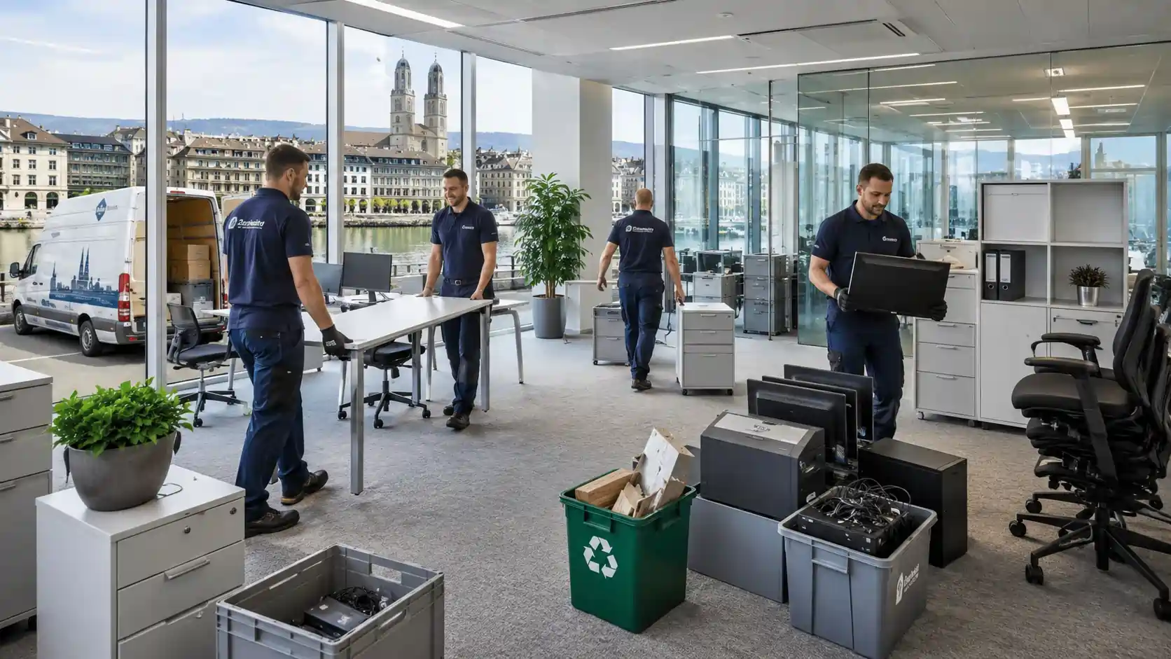 Professional office clearance in Zurich by disposal.ch