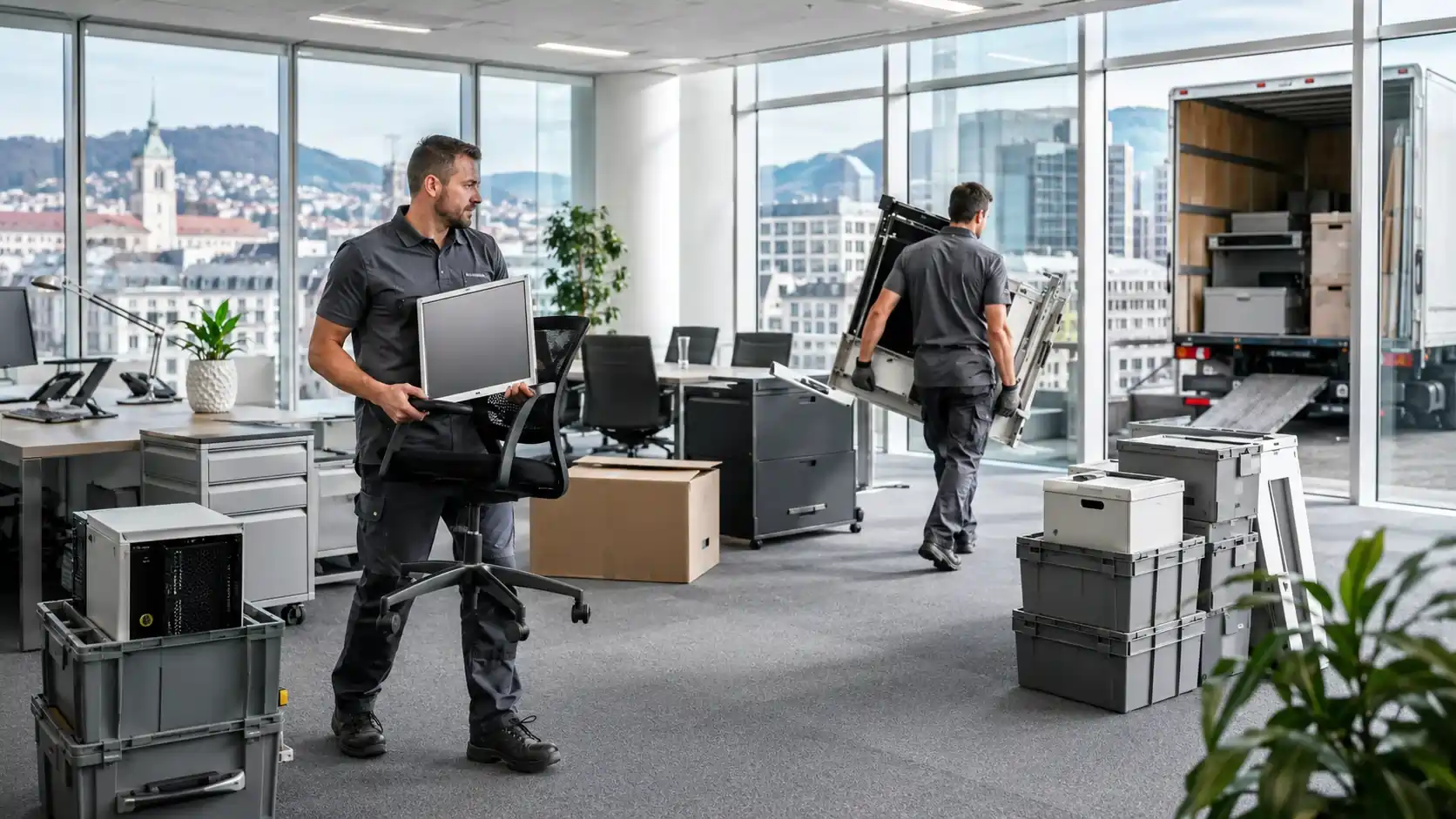 Professionelle Büroräumung in Zürich