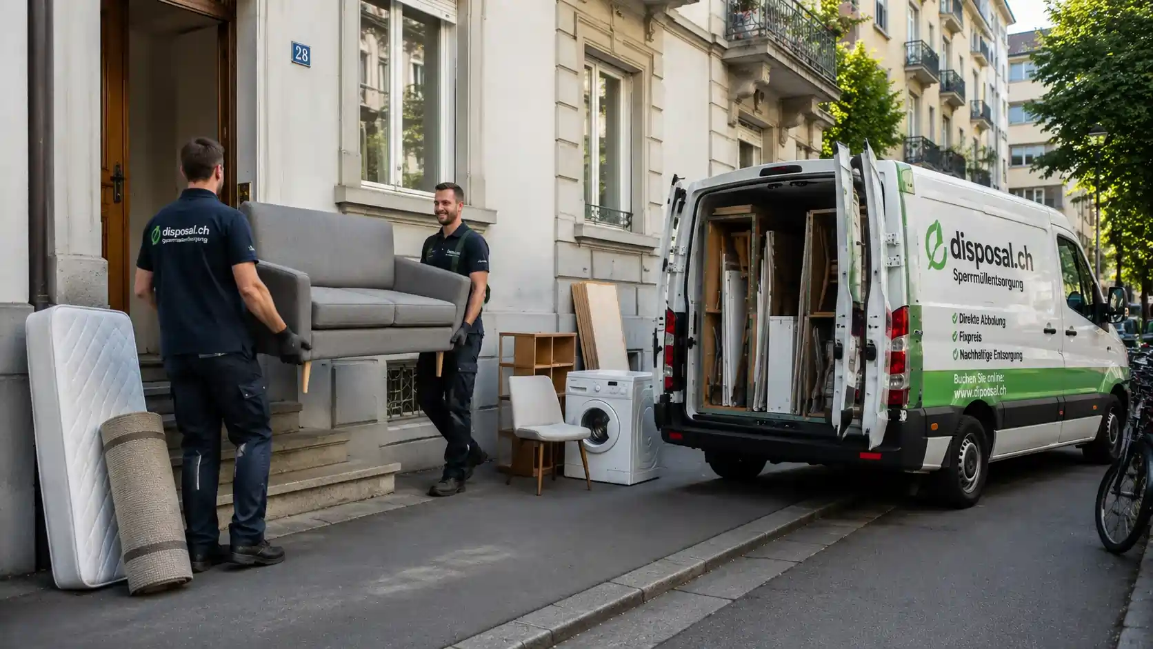 Bulky waste disposal in Zurich