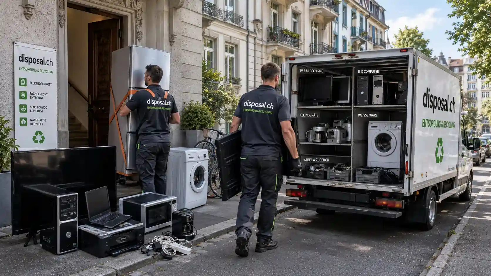 Electronic waste disposal in Zurich