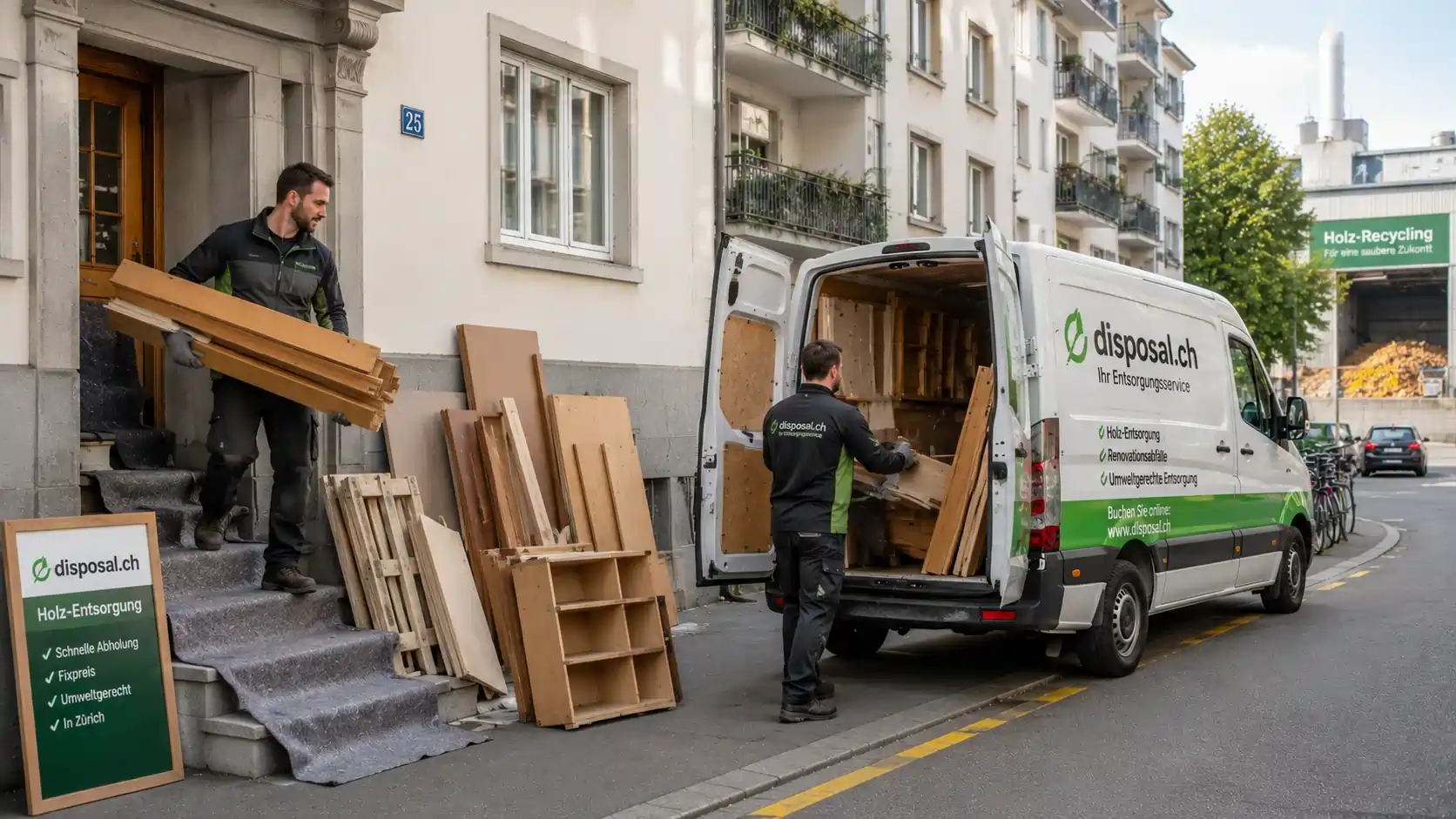 Holz-Entsorgung in Zürich