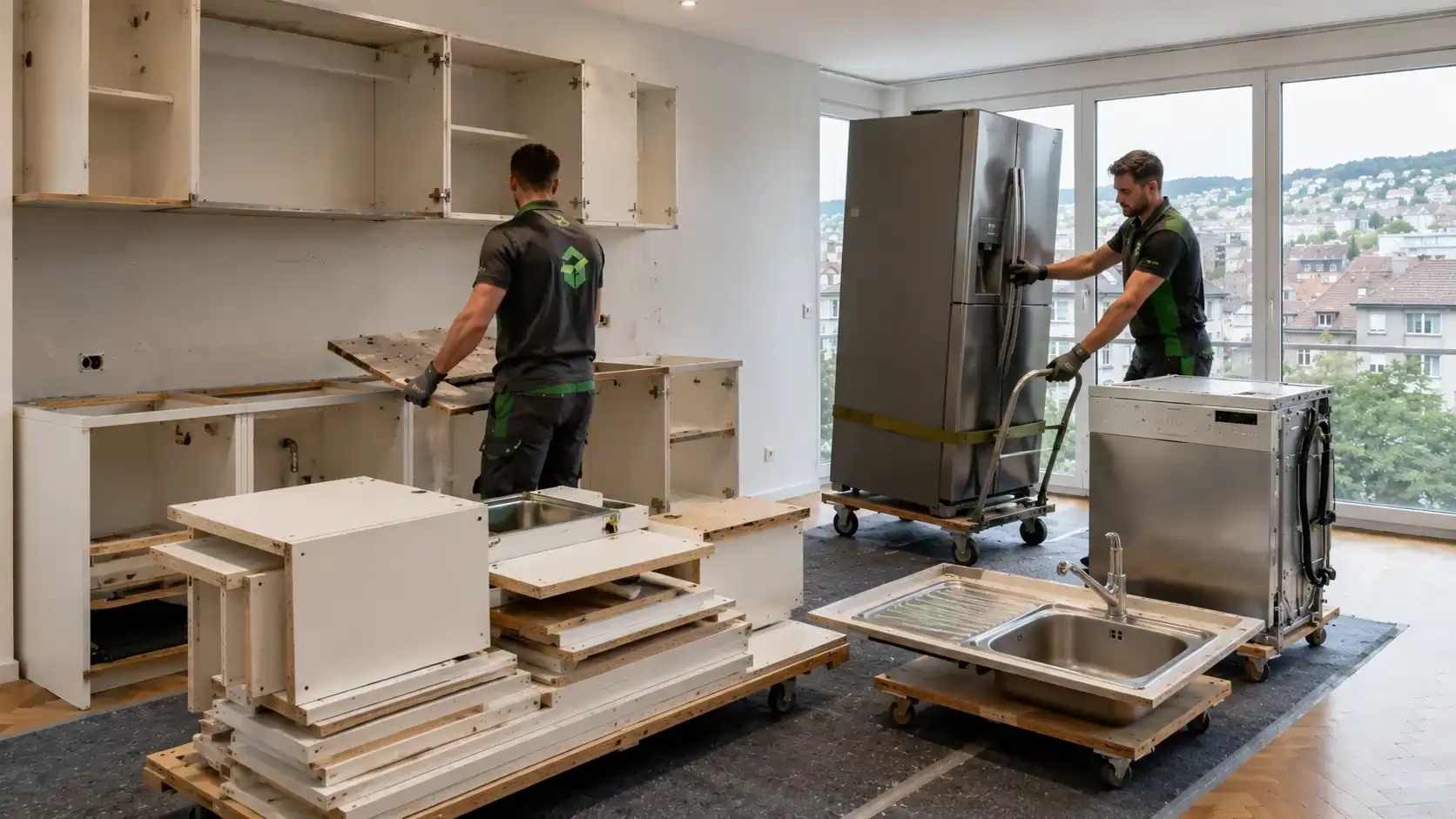 Kitchen items disposal Zurich collection service
