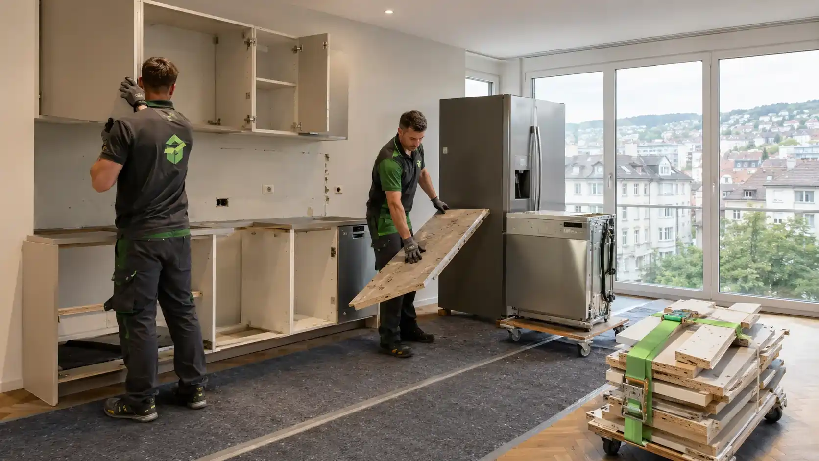 Küchenentsorgung Zürich Abholung von Küchenmöbeln und Geräten
