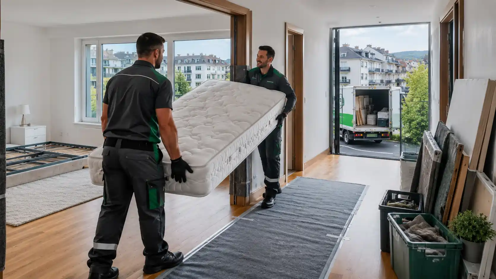 Mattress disposal Zurich door-to-door collection