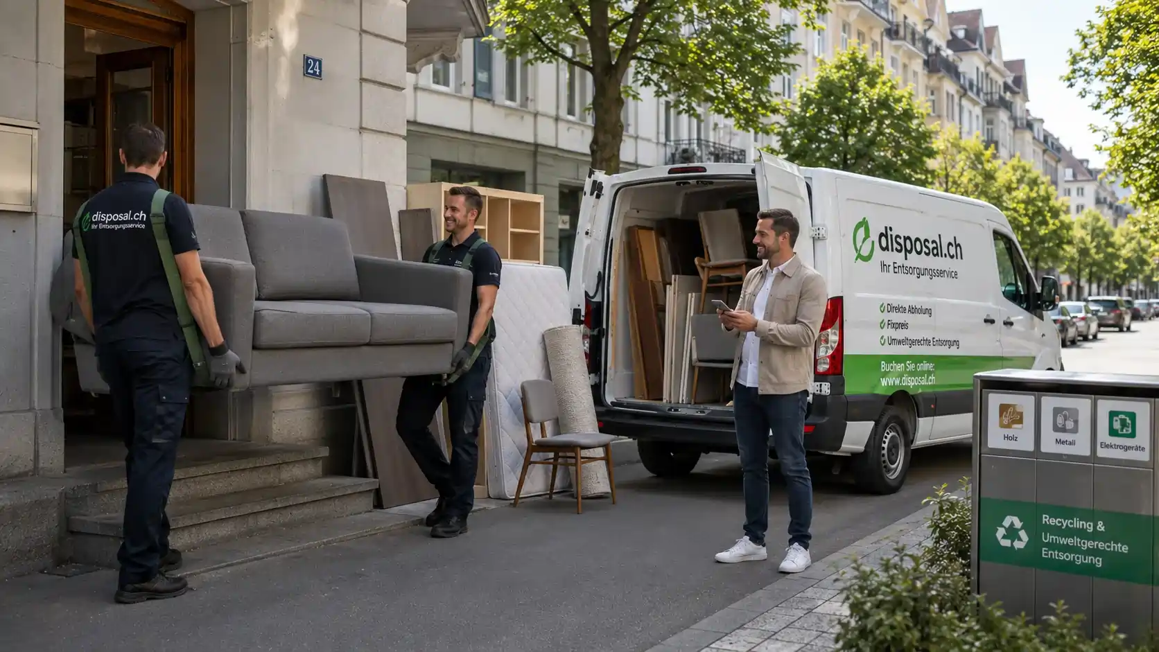 Furniture disposal in Zurich